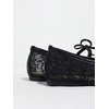 image:imageGORGLITTER Womens Lace Mesh Ballet Flats Ballerina Maryjanes Dress ShoesBlack