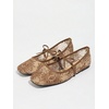 image:imageGORGLITTER Womens Lace Mesh Ballet Flats Ballerina Maryjanes Dress ShoesBrown