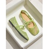 image:imageGORGLITTER Womens Lace Mesh Ballet Flats Ballerina Maryjanes Dress ShoesGreen