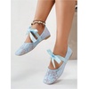 image:imageGORGLITTER Womens Lace Mesh Ballet Flats Ballerina Maryjanes Dress ShoesLight Blue