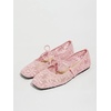 image:imageGORGLITTER Womens Lace Mesh Ballet Flats Ballerina Maryjanes Dress ShoesPink a