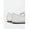 image:imageGORGLITTER Womens Lace Mesh Ballet Flats Ballerina Maryjanes Dress ShoesWhite a