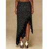 image:imageGORGLITTER Womens Lace Midi Maxi Skirts Polka Dots Flowy A Line SkirtsBlack