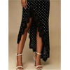 image:imageGORGLITTER Womens Lace Midi Maxi Skirts Polka Dots Flowy A Line SkirtsBlack