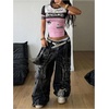 image:imageGORGLITTER Womens Racing Shirt Race Car Racer Driver Costume Going Out TopPink