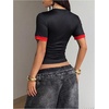 image:imageGORGLITTER Womens Racing Shirt Race Car Racer Driver Costume Going Out TopRed