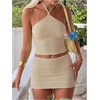 image:imageGORGLITTER Womens Sexy 2 Piece Skirt Set Y2k Going Out Travel Mini SetsApricot