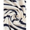 image:imageGORGLITTER Womens Striped Off The Shoulder Tops Asymmetrical Fall T ShirtsApricot Striped