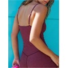 image:imageGORGLITTER Womens Striped Workout Set Biker Shorts Fitness ClothingBurgundy