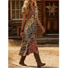 image:imageGORGLITTER Womens Western Midi Dress Country Style Cowgirl Boho DressesMulticolor