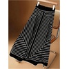 image:imageGORGLITTER Womens Wrap Maxi Long Skirts Dressy High Waisted A Line SkirtBlack