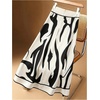 image:imageGORGLITTER Womens Wrap Maxi Long Skirts Dressy High Waisted A Line SkirtWhite Print