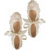 image:imageGORGLITTER Womens Lace Mesh Ballet Flats Ballerina Maryjanes Dress ShoesBeige