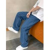 image:imageGORGLITTER Boys Baggy Jeans Casual Wide Leg Elastic Denim Pants TrousersDark Wash