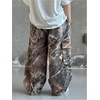 image:imageGORGLITTER Boys Camo Pants Baggy Wide Leg High Waisted Cargo SweatpantsMulticolor