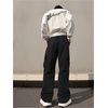 image:imageGORGLITTER Boys Cargo Pants 2 Pack Baggy Wide Leg Joggers Hiking PantsBlack and Khaki