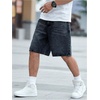 image:imageGORGLITTER Boys Jorts Baggy Jeans Shorts Trendy Wide Leg Denim ShortsBlack