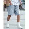 image:imageGORGLITTER Boys Jorts Baggy Jeans Shorts Trendy Wide Leg Denim ShortsBlue Light