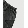 image:imageGORGLITTER Boys Star Graphic Shorts Y2K Straight Leg Drippy Track ShortsBlack