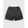 image:imageGORGLITTER Boys Star Graphic Shorts Y2K Straight Leg Drippy Track ShortsBlack