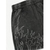 image:imageGORGLITTER Boys Star Graphic Shorts Y2K Straight Leg Drippy Track ShortsBlack Graphic