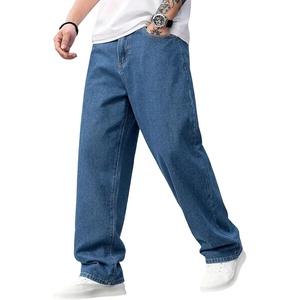 image:imageGORGLITTER Boys Baggy Jeans Casual Wide Leg Elastic Denim Pants TrousersDark Wash