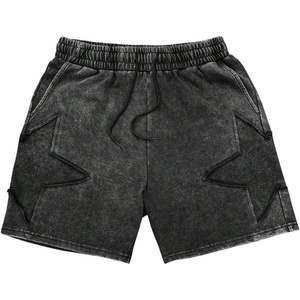 image:imageGORGLITTER Boys Star Graphic Shorts Y2K Straight Leg Drippy Track ShortsBlack