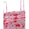 image:imageGORGLITTER Womens Floral Wedding Guest Bridal Shower Summer Midi DressesHot Pink Floral