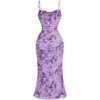 image:imageGORGLITTER Womens Floral Wedding Guest Bridal Shower Summer Midi DressesPurple Floral Print