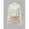 image:imageGORGLITTER Womens Sheer Going Out Dresses Mesh Long Sleeve Button Up DressApricot and Black