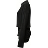 image:imageGORGLITTER Womens Sheer Going Out Dresses Mesh Long Sleeve Button Up DressBlack