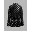 image:imageGORGLITTER Womens Sheer Going Out Dresses Mesh Long Sleeve Button Up DressBlack and White