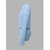 image:imageGORGLITTER Womens Sheer Going Out Dresses Mesh Long Sleeve Button Up DressBlue