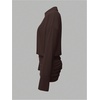 image:imageGORGLITTER Womens Sheer Going Out Dresses Mesh Long Sleeve Button Up DressCoffee Brown