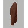 image:imageGORGLITTER Womens Sheer Going Out Dresses Mesh Long Sleeve Button Up DressMocha Brown