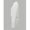 image:imageGORGLITTER Womens Sheer Going Out Dresses Mesh Long Sleeve Button Up DressWhite