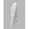 image:imageGORGLITTER Womens Sheer Going Out Dresses Mesh Long Sleeve Button Up DressWhite and Black
