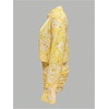image:imageGORGLITTER Womens Sheer Going Out Dresses Mesh Long Sleeve Button Up DressYellow Flower