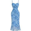 Blue Floral Print