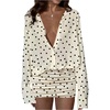 image:imageGORGLITTER Womens Sheer Going Out Dresses Mesh Long Sleeve Button Up DressApricot and Black